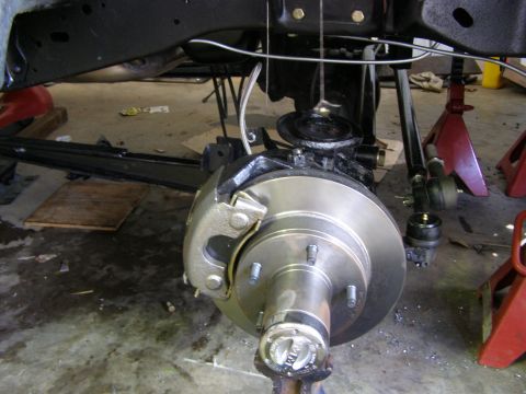1993 Ford Bronco - Front brake assembly and suspension parts are visible, with a watermark at the bottom right.