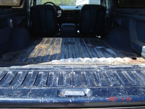 1988 Ford Bronco - after the back carpet came out