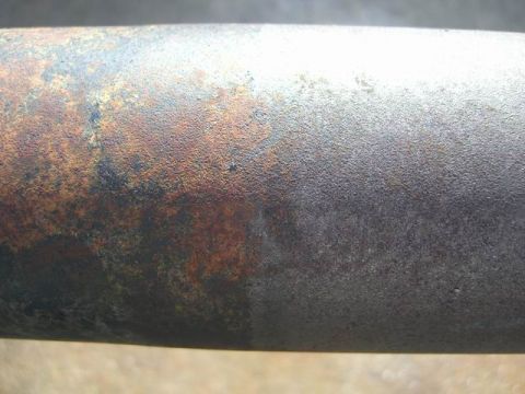 1980 Ford F-250 - the water line where it sat in the tank