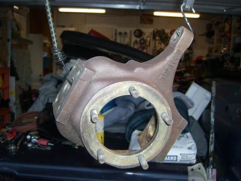 1980 Ford F-250 - one of the knuckles after cleaning
