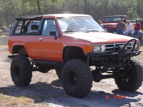 1989 Ford Bronco - Modified 1989 Toyota 4Runner with extreme off-road tires and suspension lift.