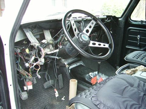 1978 Ford Bronco - April 2007--replacement of dash