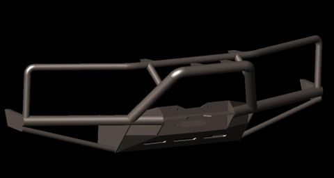 1995 Ford F-150 - this is my idea of front bumper, for my F150 1995, with mensures to mount winch warm 8274, designed by my same in autocad 3D, if you wish t…