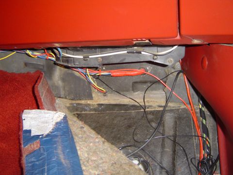 1989 Ford Bronco - I will come thru the firewall here