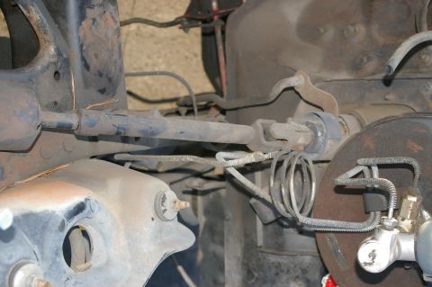 1986 Ford Bronco - Brake system parts including master cylinder and lines are visible in this close-up.