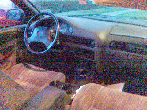 1996 Dodge Intrepid - Sorry for the poor quality. Interior picture from 2/06. Stock cassette stereo was popping and hissing loudly but worked. Glovebox door VERY…