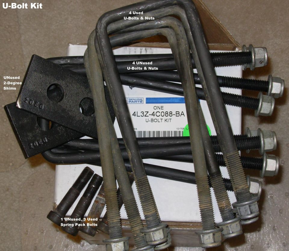 Used U-bolts for '98-04 F150s