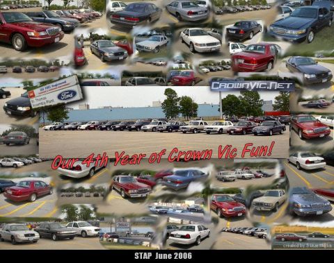 1988 Mercury Grand Marquis - Collage from STAP 2006 by Serge on CVN. My car is visible in this collage from as many as 8 different angles.