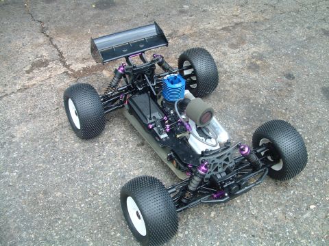 1994 Ford Bronco - This remote control buggy features a powerful nitro engine and a large rear spoiler.