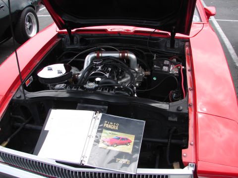 1992 Ford Taurus - Binder in engine bay displays a Pinto Pangra and Huntington Ford branding.