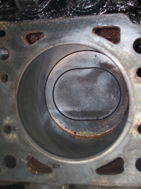 1997 Dodge Intrepid - Piston #1, the only one that was relatively clean.