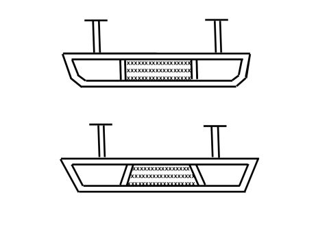 1979 Ford Bronco - Diagram illustrating two exhaust tips, each a textured insert.