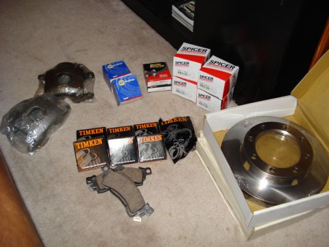 1996 Ford Bronco - All the new parts for the 8 lug ttb