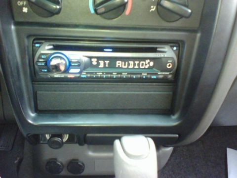 2003 Toyota Tacoma - Sony car stereo with Bluetooth audio connection active, located in the vehicle's dashboard.