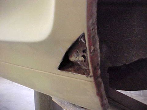 1967 Mercury Cougar - A little rust was found in a few areas where metal had to be cut out and replaced with new steel sheet.