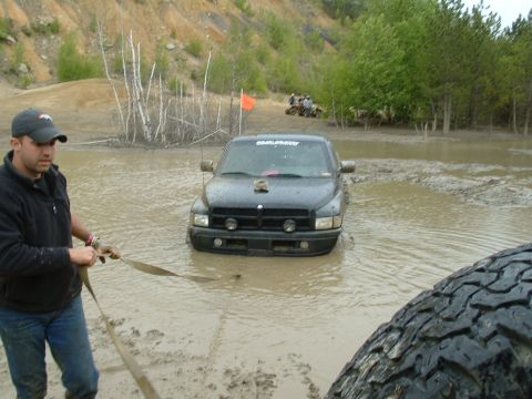 1991 Ford Bronco - Helpin out a friend...Better think twice before"Rammin" the next mud hole LoL.