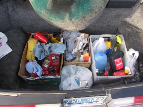 1988 Mercury Grand Marquis - my trunk on 5-6-07