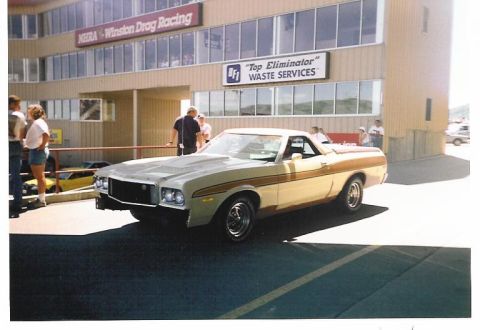 1973 Ford Ranchero - taking here to the drags.
