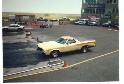1973 Ford Ranchero - Stageing at Bandimere and blowing my front pump seal.