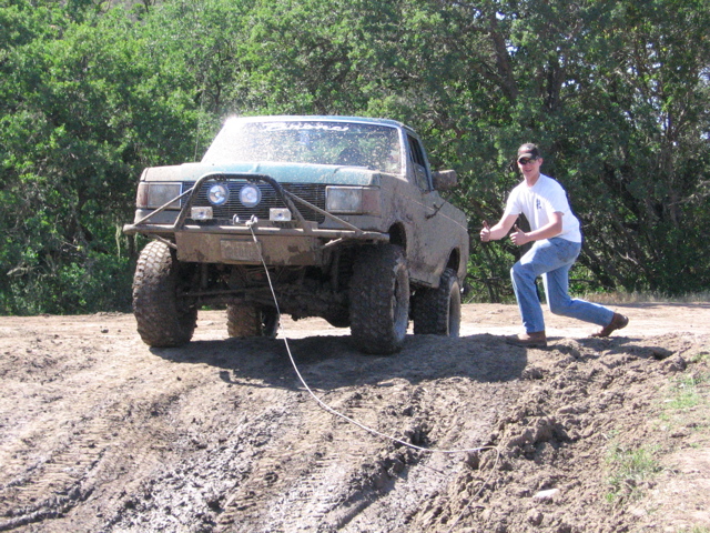 Danny in the Bronco and Peter....