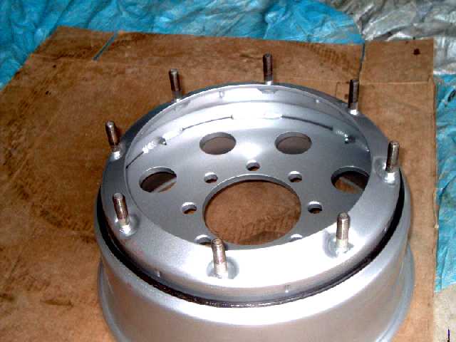 rubber o-ring greased and installed on lower half