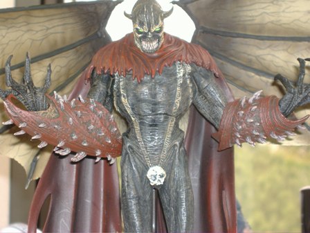 1991 Ford Bronco - Action figure of the character Spawn, wings and spiked armor.