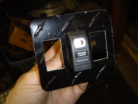 1989 Ford Bronco - Checking to make sure the switches fit