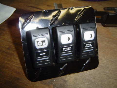 1989 Ford Bronco - All 3 switches installed