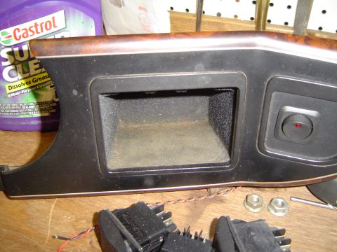 1989 Ford Bronco - This is where the switches will go, dont need this pocket anyway