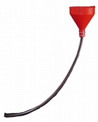 1989 Ford Probe - A red funnel with a flexible black hose attached, likely for fluid transfer. Text from Supermotors.net is visible.