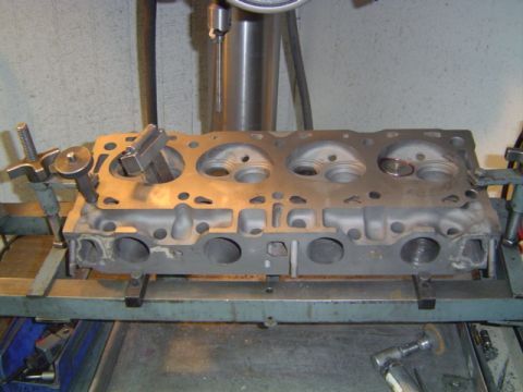 1965 Ford Galaxie - stock heads getting some luvin on the bench