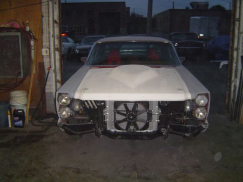 1965 Ford Galaxie - red was not my color ....getting the body work done to my satisafaction.