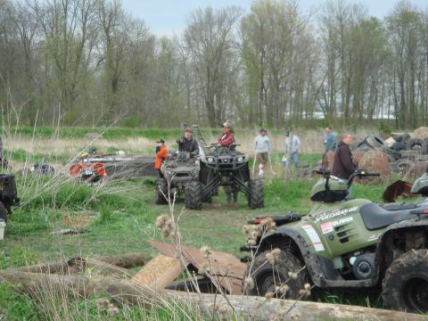 1978 Chevrolet C/K Pickup - Check out this 4 wheeler with homemade suspension. Now that's hillbily engineering! Who says us country boys ain't smart?