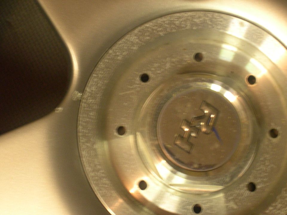 Paint chip from  a  socket dropped on  the rim...