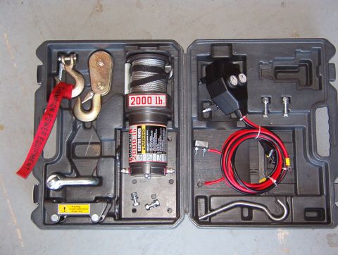 1983 Ford Bronco - SOLD ATV Winch Kit Includes everything shown plus instruction & installation manual. Strong enough to lift the front end of a Bronco. This…