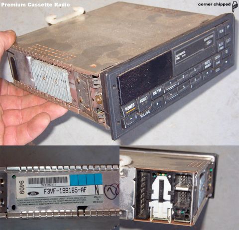 1983 Ford Bronco - Premium Cassette Radio for '92-96 trucks Powers up & responds to all controls, but I don't have an amp to test the output. [url=http://www.…