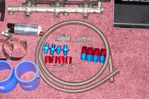 1995 Ford Probe - MBX Motorsports fpr kit (aeromotive fpr not shown)