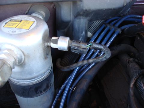 1983 Ford Bronco - the AC stopped blowing cold air. i did not see the compressor cycle on and off. i pulled the low pressure switch and ran a jumper and the c…