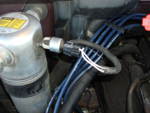1983 Ford Bronco - A fast clip and solder and heat shrink the new connector in place and recove the wires with the plastic sprial wrap and i got cold air once…