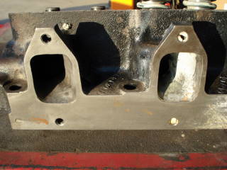 1968 Mercury Cougar - Tunnel Port exhaust side heavily enlarged