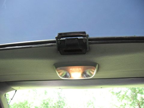 1967 Ford Mustang - Close-up of a car's interior overhead light fixture.