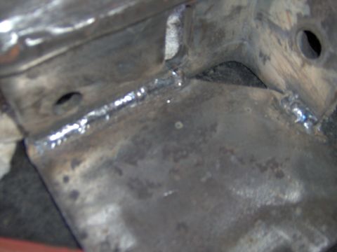 1993 Ford Bronco - This image shows a section of a welded metal frame, not a 1993 Ford Bronco front bumper.