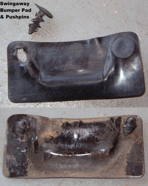 1983 Ford Bronco - This pad is used to protect the tailgate paint from the rubber bumper on the bottom of the swingaway tire carrier. The pad is adhesive, and…