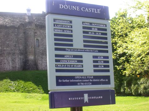 1995 Ford Bronco - Doune Castle, where Monty Python's Holy Grail was filmed.