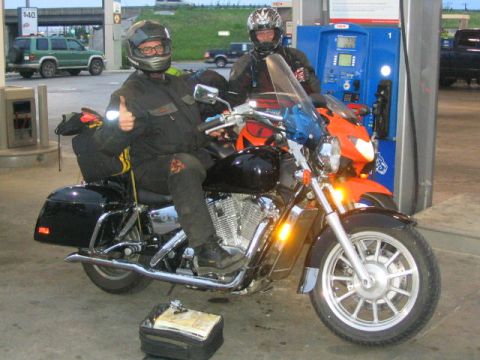 1981 Kawasaki Bayou - Brian L and Wayne in San Antonio