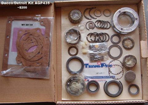 1983 Ford Bronco - Master Rebuild Kit AGP435 (BK127WS) Shortly after installing the 3rd trans, I realized I had taken out too many of the input bearing shims,…