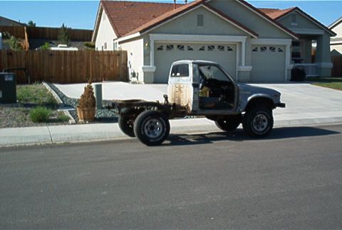 1982 Toyota 4Runner - This truck chassis appears to be from the early 1980s, but does not match the 1982 Toyota 4Runner claim.