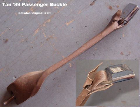 1983 Ford Bronco - Right Front Seat Belt Buckle from an '89 Bronco Includes good original bolt.
