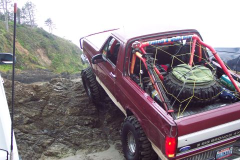 1996 Ford Bronco - Carey posing on the rocks. (5/19/2007)