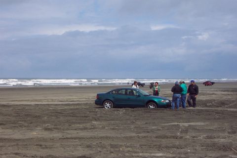 1996 Ford Bronco - Hmmm, another one stuck. (5/19/2007)
